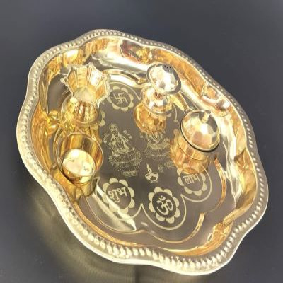Star Puja Plate